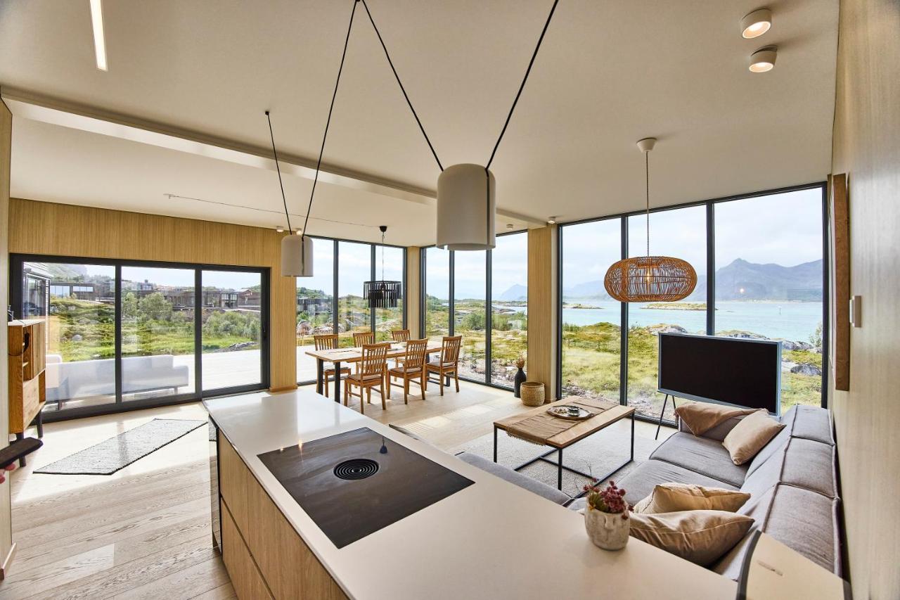 New! Lofoten Luxury Home Near Henningsvaer Lyngværet المظهر الخارجي الصورة